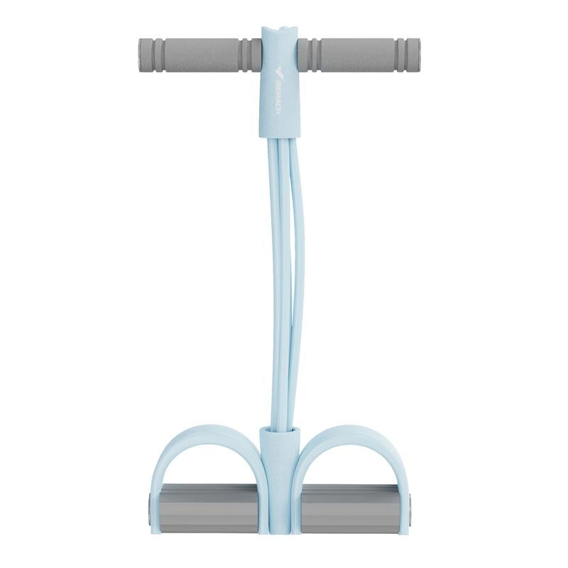 Merach Multifunction Pedal Resistance Band, Elastic Pull Rope Fitness, Full-Body Workout at Home Gym, Exercise Sit-Up, Yoga, Abdominal Training